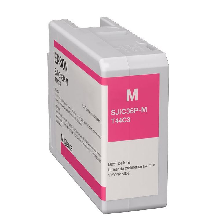 Epson SJIC36P Ink cartridge for ColorWorks, Magenta C13T44C340