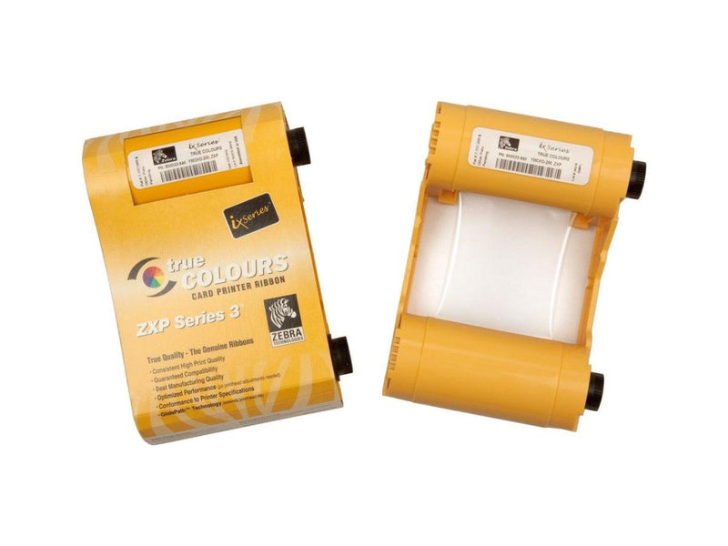 Zebra Card Printer Ribbon ZXP Series 3 IX Series YMCKO Color Ribbon, 200 Images 800033-840