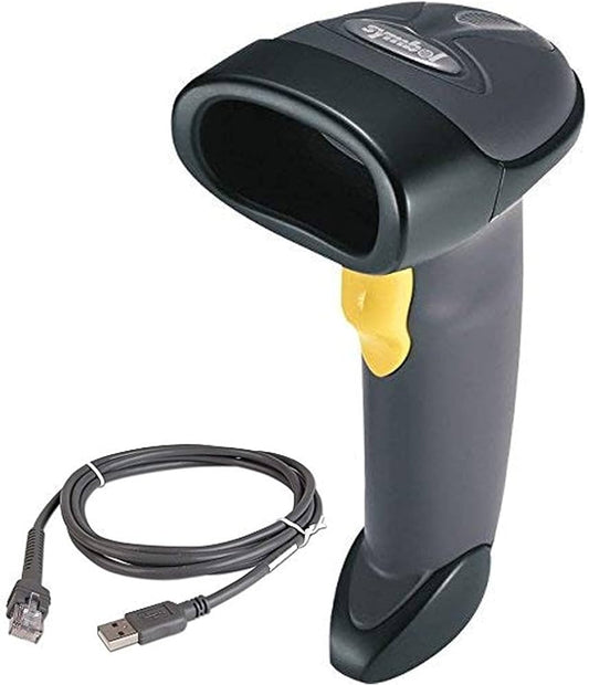 Zebra 1D LS2208 General Purpose 1D Barcode Scanner - Black