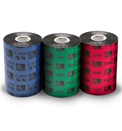 Zebra 4800 Resin Ribbon, 60mmx450m 04800BK06045