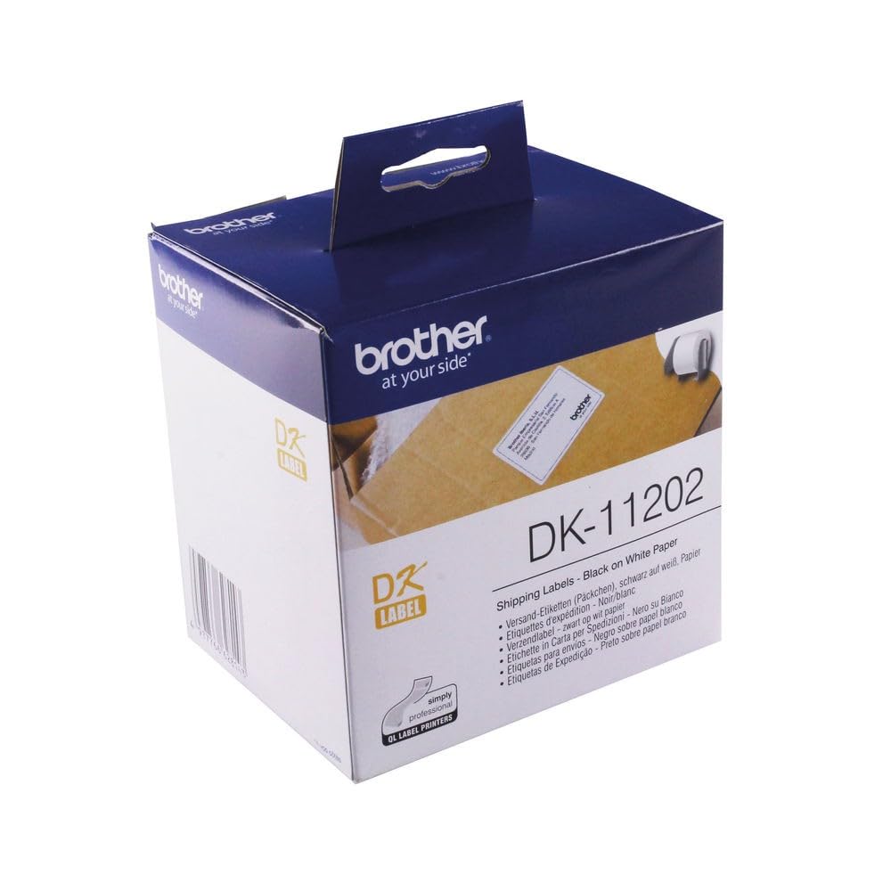 Brother DK-11202 62 x 100 mm Shipping Label Roll (300 Pack)