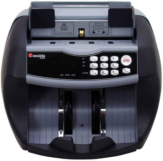 Cassida 6650 Series Business-Grade Bill Currency Counting Machine