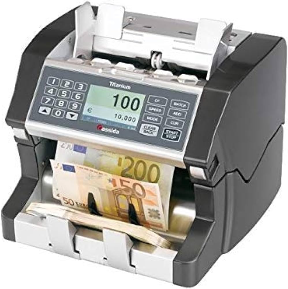 Cassida Titanium Value Counting Machines (5 currencies AED, USD , EURO ,SAR & GBP)
