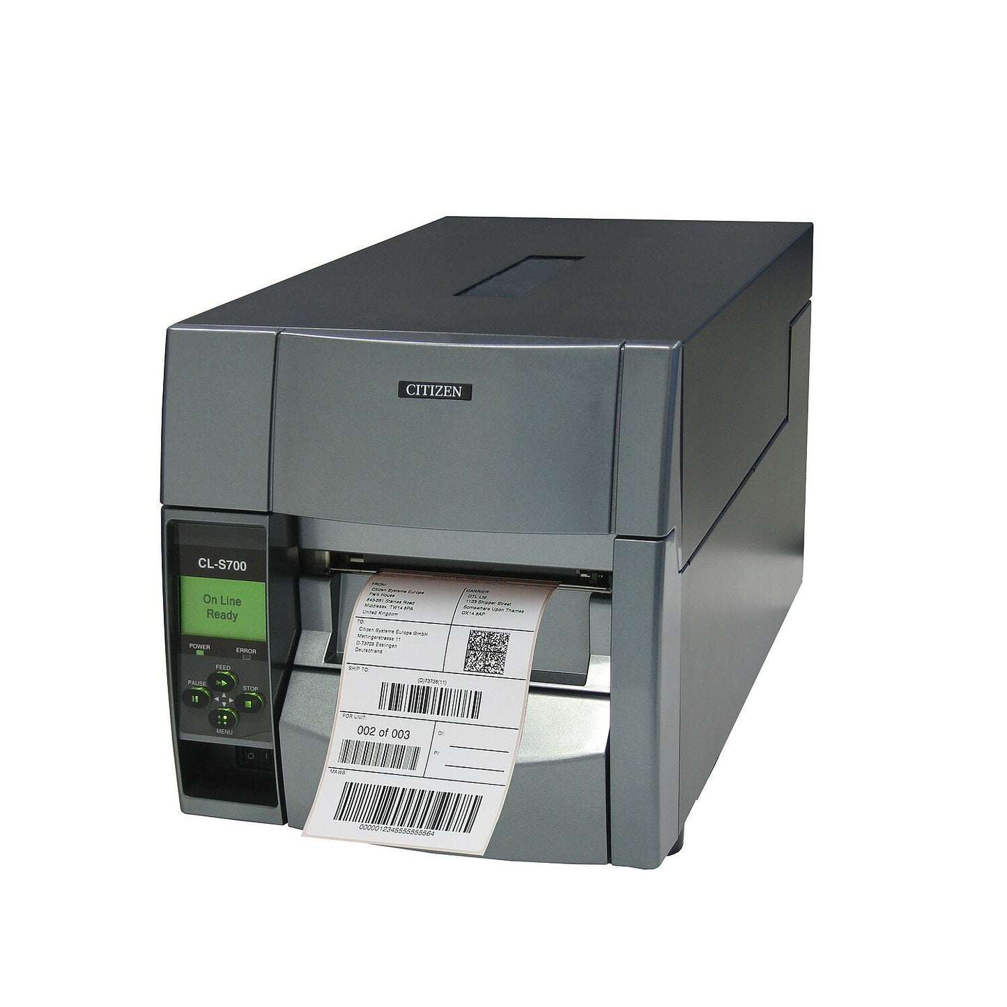 Citizen CL-S700 Barcode Printer (203 dpi, RS232, USB, Parallel) CLS700IINEXXX