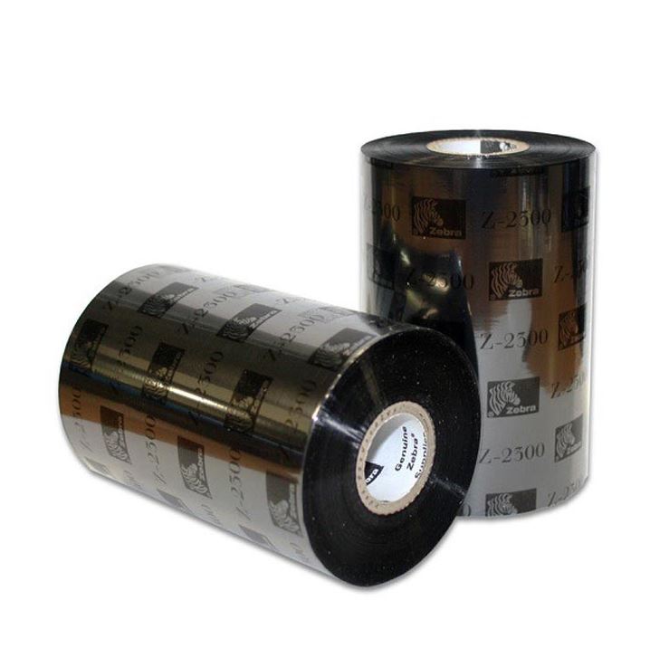 Zebra 110mm x 450mm Thermal Transfer Wax Ribbon 02300BK11045