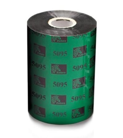 Zebra 5095 High Performance Resin Ribbon, 89mm x 450m 05095BK08945