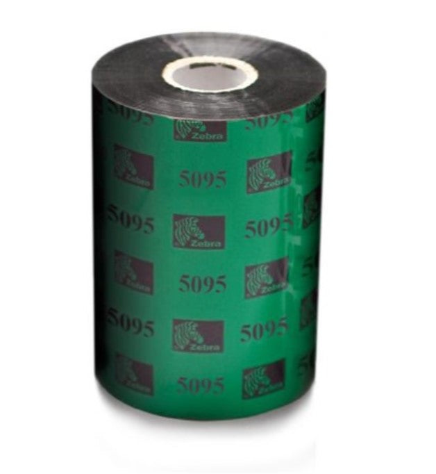 Zebra 5095 High Performance Resin TT Ribbon 64mm x 74 m 05095GS06407