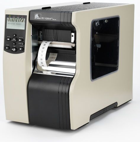 Zebra R110Xi4 RFID Barcode Printer (203dpi, Thermal Transfer, Serial, Parallel, USB) R12-80E-00203-R1TT