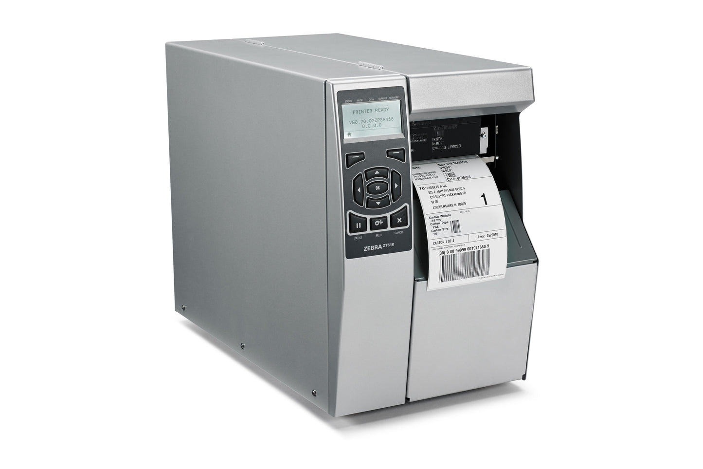Zebra ZT510 Industrial Barcode Printer (4-Inch, 203 dpi) ZT51042-T1E0000Z