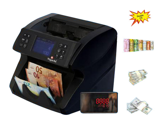 Nigachi NC-777 Single Pocket Value Counter with Mixed Currency
